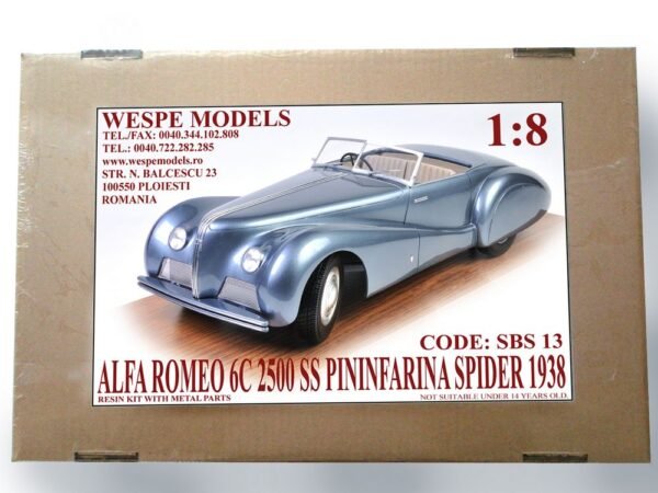 Alfa Romeo 6C 2500 SS Pininfarina Spider 1938