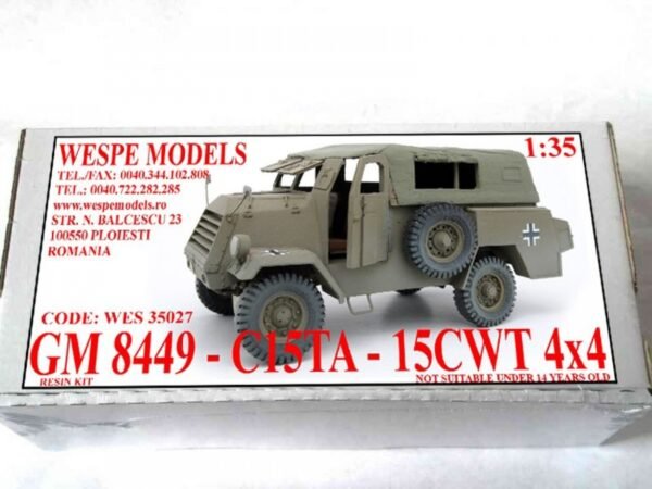 GM 8449/C15TA - 15cwt 4x4 Closed