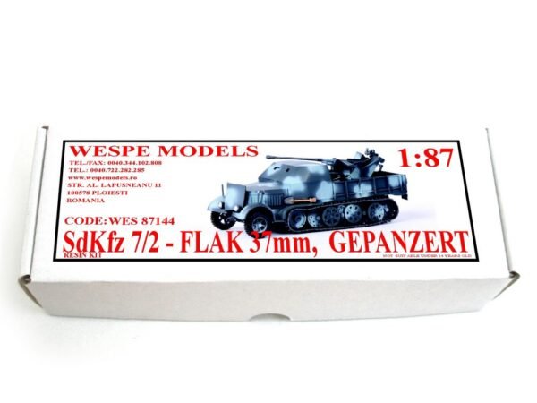 SdKfz 7/2 - FLAK 37mm ,  GEPANZERT