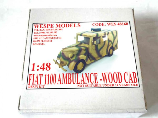 FIAT 1100 AMBULANCE - WOOD CAB