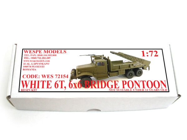 WHITE 6T,6X6 BRIDGE PONTOON