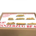 RUNNING PZ BP42 CHASSIS FLEISCHMANN (LOK+6WAGONS+1TANK)
