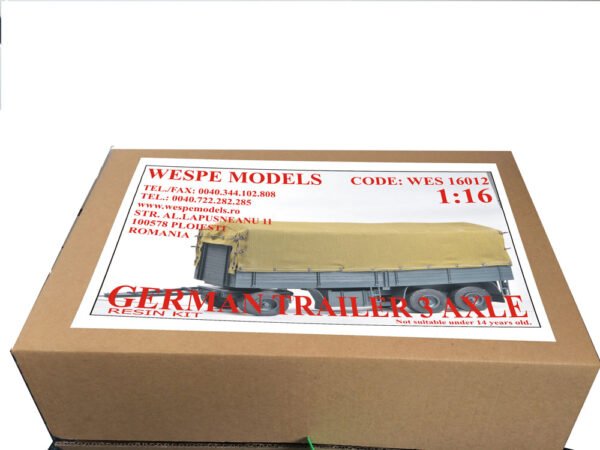 GERMAN TRAILER 3 AXLE