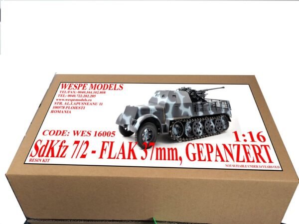 SdKfz 7/2 - Flak 37mm, Gepanzert