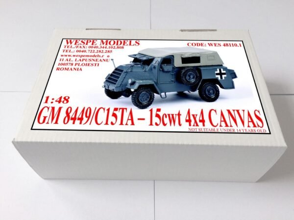 GM 8449/C15TA-15cwt 4x4 Canvas