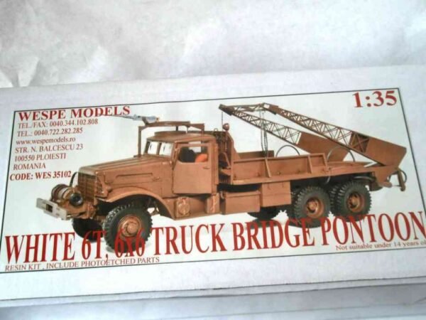 WHITE 6T 6x6 BRIDGE PONTOON