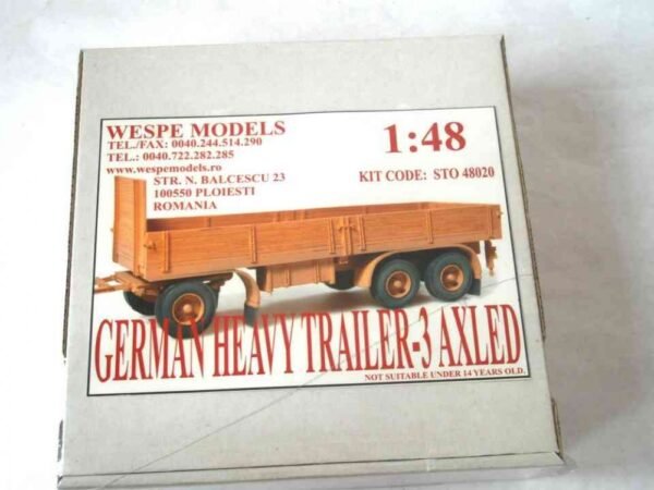 GERMAN HEAVY TRAILER-3 AXLED