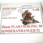20mm FLAKVIERLING 38/ ANHANGER 52