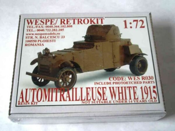 AUTOMITRAILLEUSE WHITE 1915