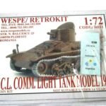 V-C-L COMM. LIGHT TANK MODEL 1934